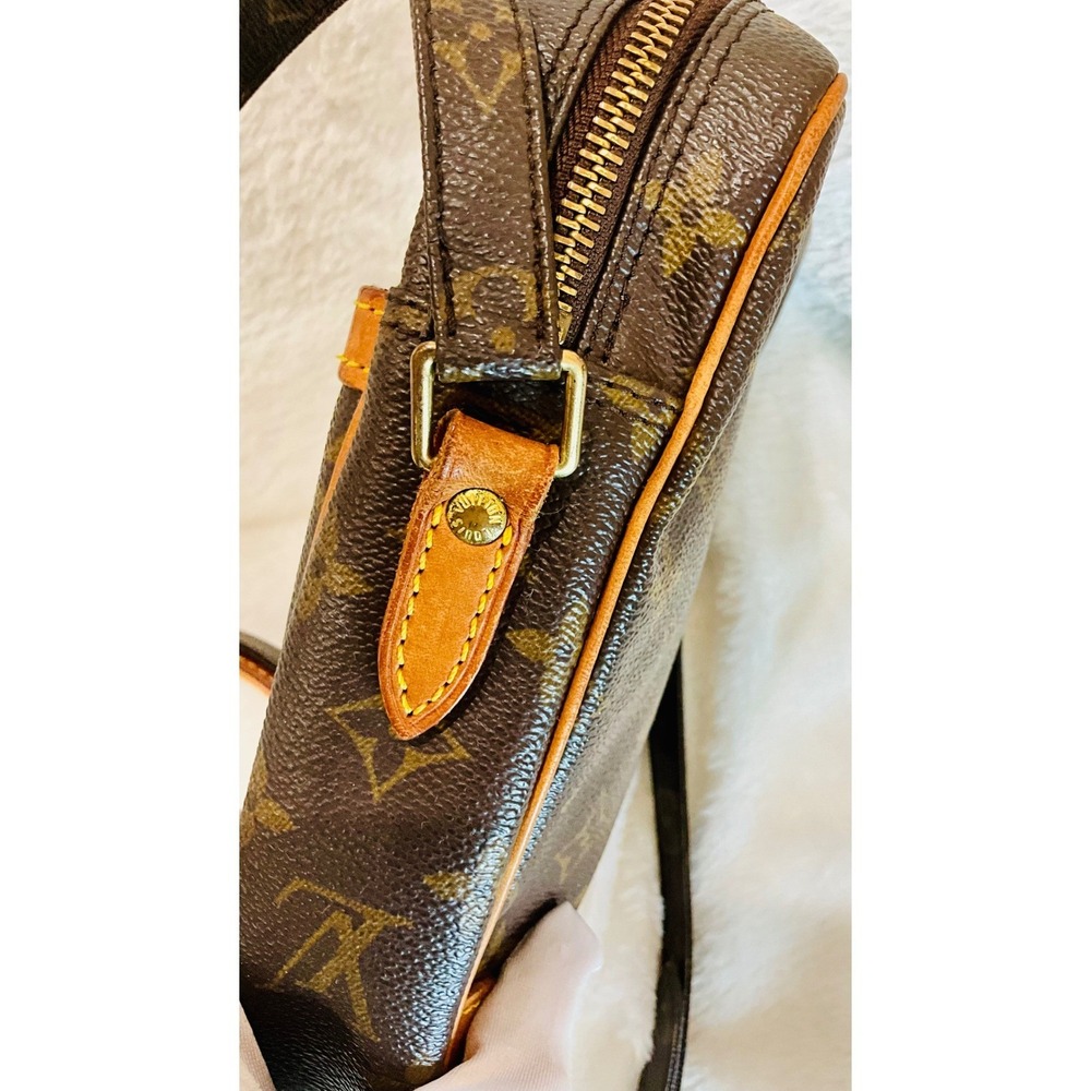 Louis Vuitton Danube Crossbody Bag Monogram Canvas Small Messenger Purse - Picture 6 of 14
